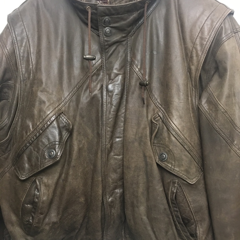 📕END OF STORY SALE! MAKE AN OFFER!👀⬇️Adventure Bound Originals Leather Coat SZ L - Picture 2 of 12